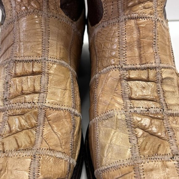 Corral Boots Exotic Alligator Inlay Cowboy Western Boots  SIZE 11 D main image 13
